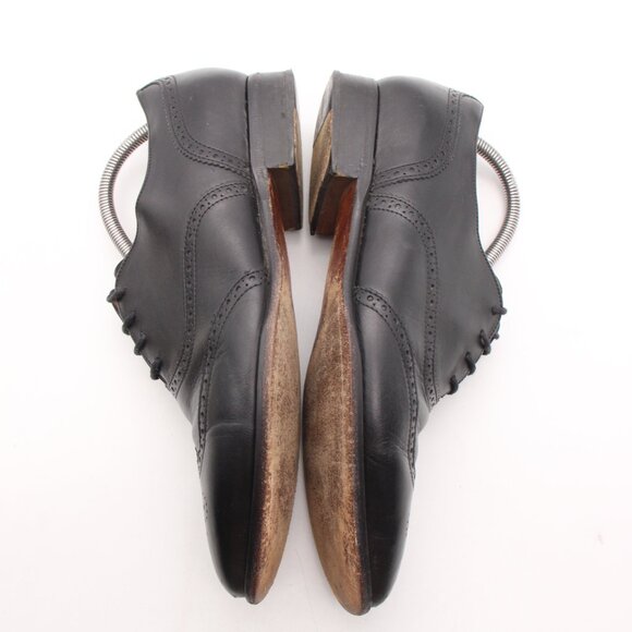 Jack Erwin Black Leather Wingtip Men\'s Size 8.5 Dress Oxfords Dress Shoes main image 4